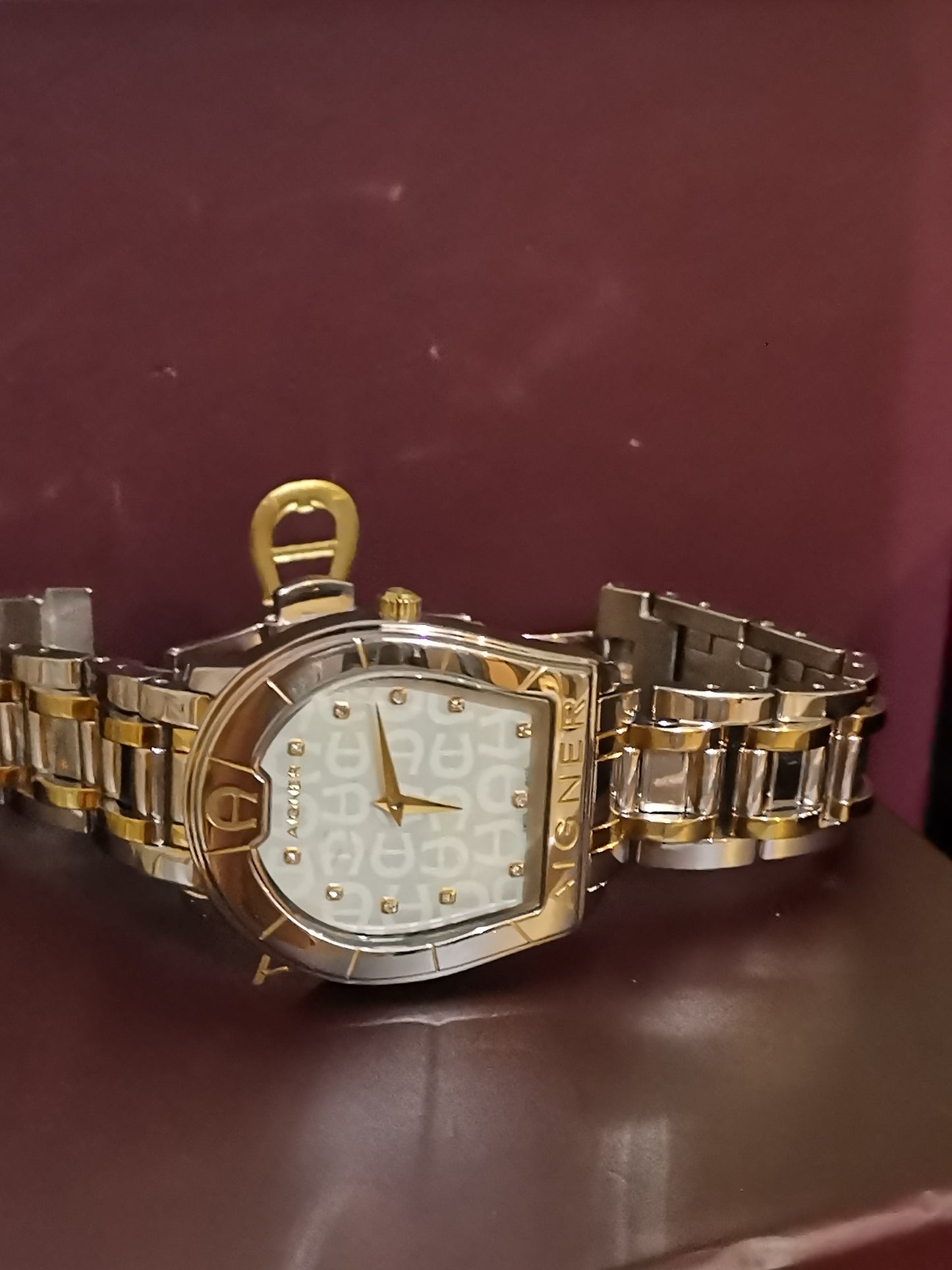 Aigner Women's Luxery Two-Tone diamond Watch