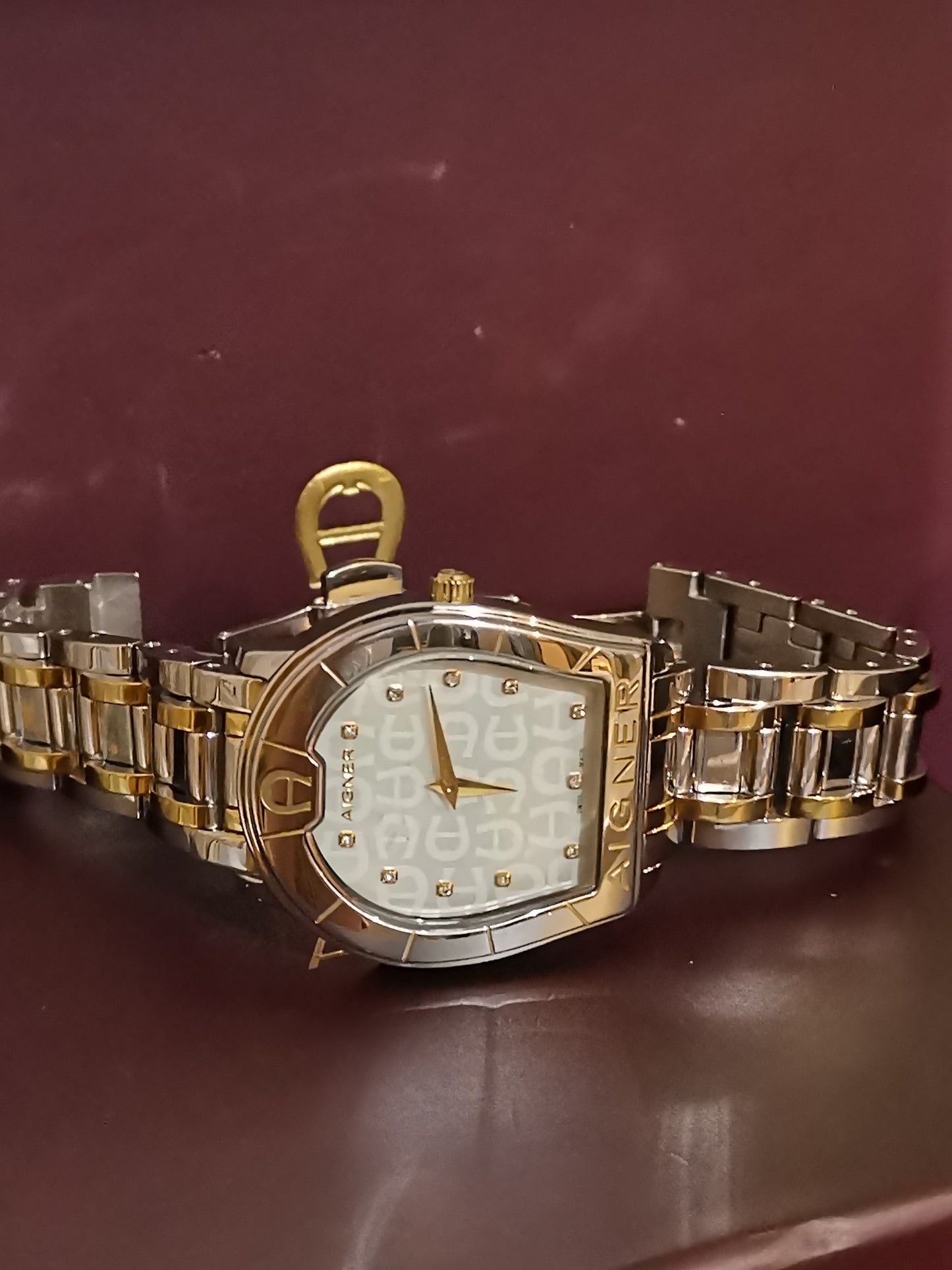 Aigner Women's Luxery Two-Tone diamond Watch